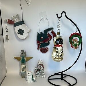 Cat lovers ornament collection Kitty Christmas ornaments